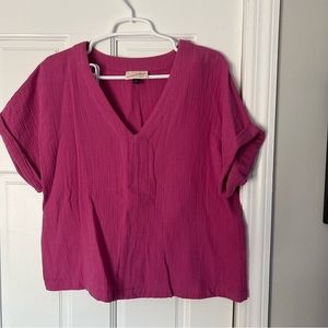Universal Thread (Target) Large Linen Top New without tags/Never Worn